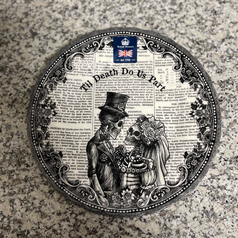 Royal Wessex Til Death Do Us Part Small Plate